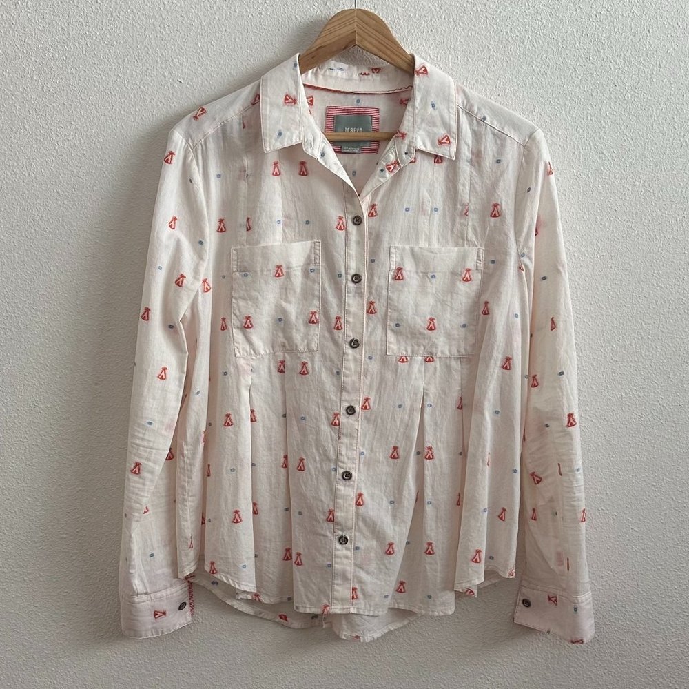 Anthropologie Maeve Button Up Shirt